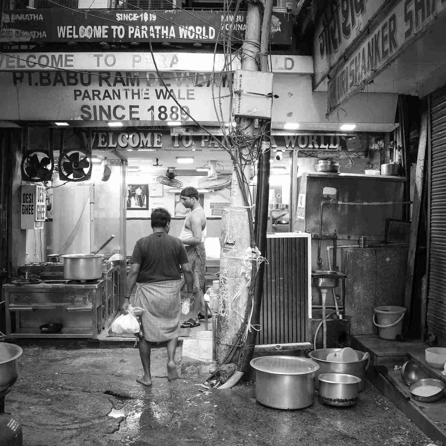 Chandni Chowk, one of the best markets Delhi is famous for, filled with colorful shops and crowds.